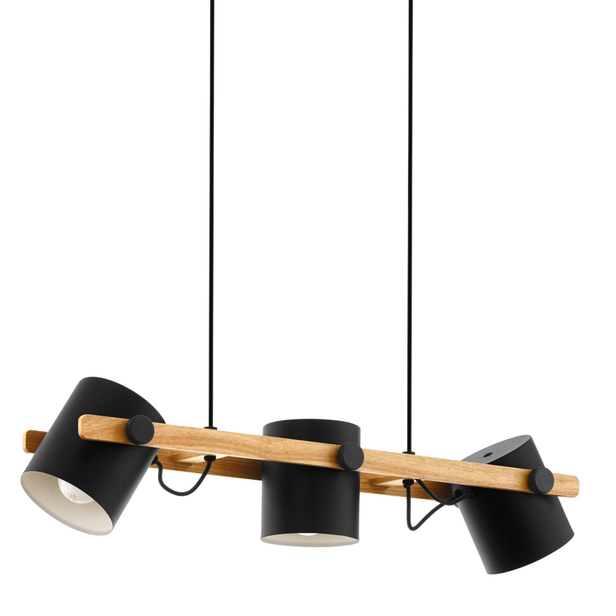 Eglo - Candeeiro suspenso 3xE27/60W/230V - FSC certificado
