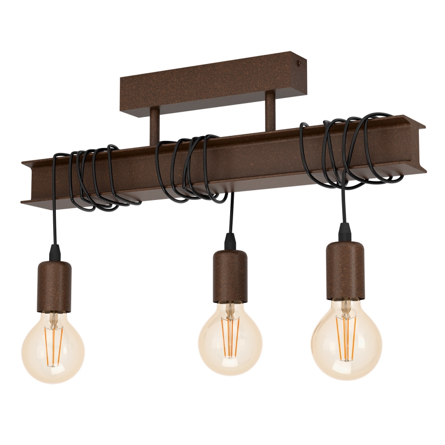Eglo - Candelabro montado à superfície TOWNSHEND 3xE27/60W/230V