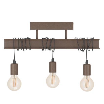 Eglo - Candelabro montado à superfície TOWNSHEND 3xE27/60W/230V