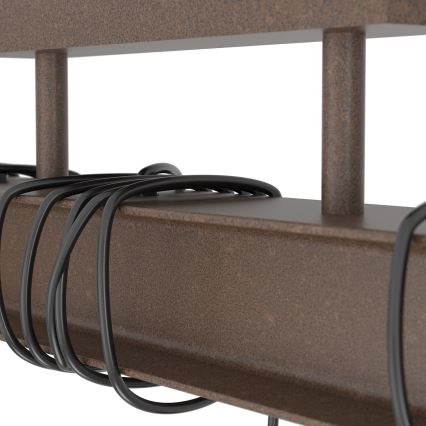 Eglo - Candelabro montado à superfície TOWNSHEND 3xE27/60W/230V