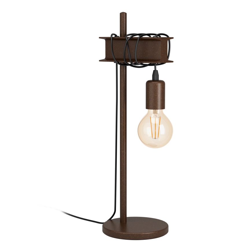Eglo - Candeeiro de mesa TOWNSHEND 1xE27/10W/230V