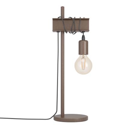 Eglo - Candeeiro de mesa TOWNSHEND 1xE27/10W/230V