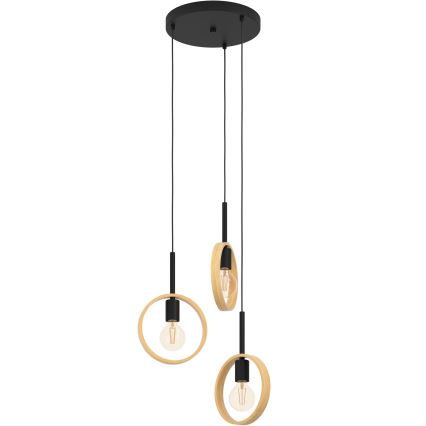 Eglo - Candelabro suspenso 3xE27/40W/230V