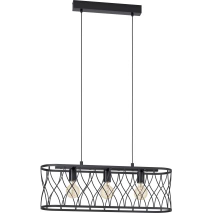 Eglo - Candelabro suspenso 3xE27/40W/230V