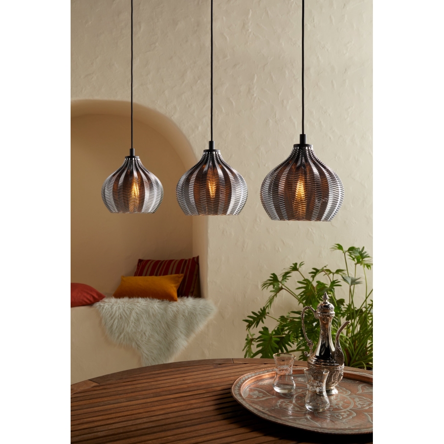 Eglo - Candelabro suspenso 3xE27/40W/230V