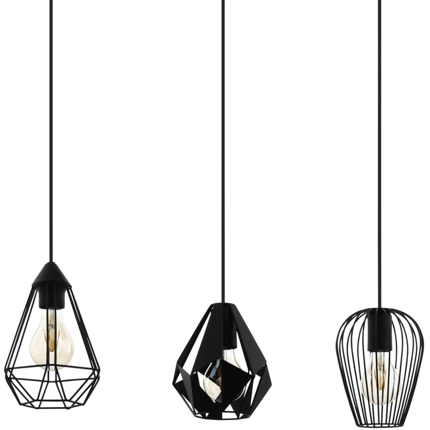 Eglo - Candelabro suspenso 3xE27/40W/230V