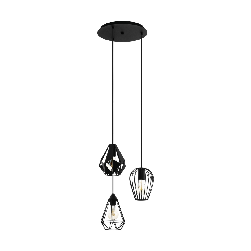 Eglo - Candelabro suspenso 3xE27/40W/230V