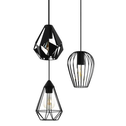 Eglo - Candelabro suspenso 3xE27/40W/230V