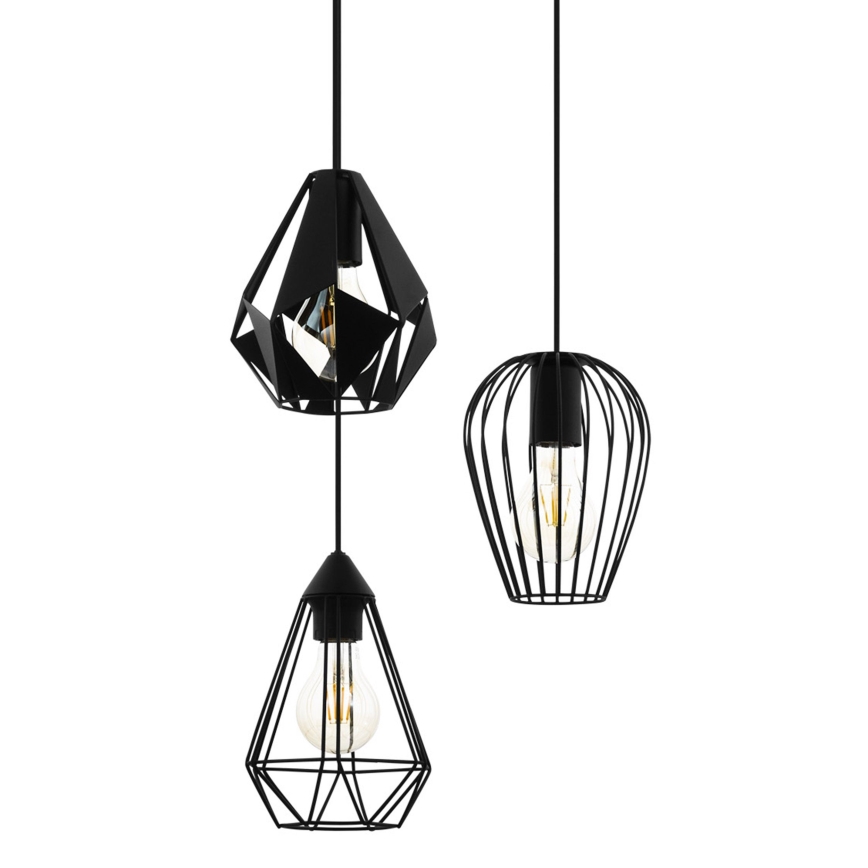 Eglo - Candelabro suspenso 3xE27/40W/230V