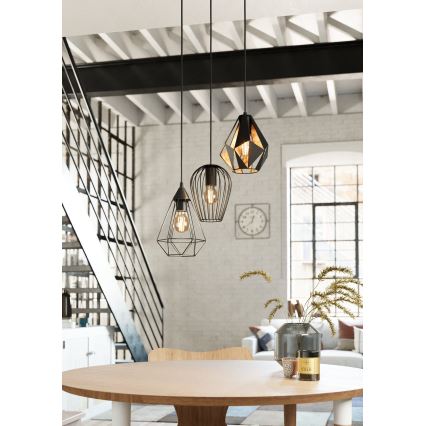 Eglo - Candelabro suspenso 3xE27/40W/230V