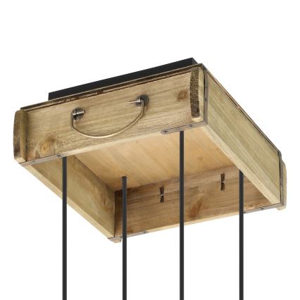 Eglo - Candelabro suspenso 4xE27/40W/230V