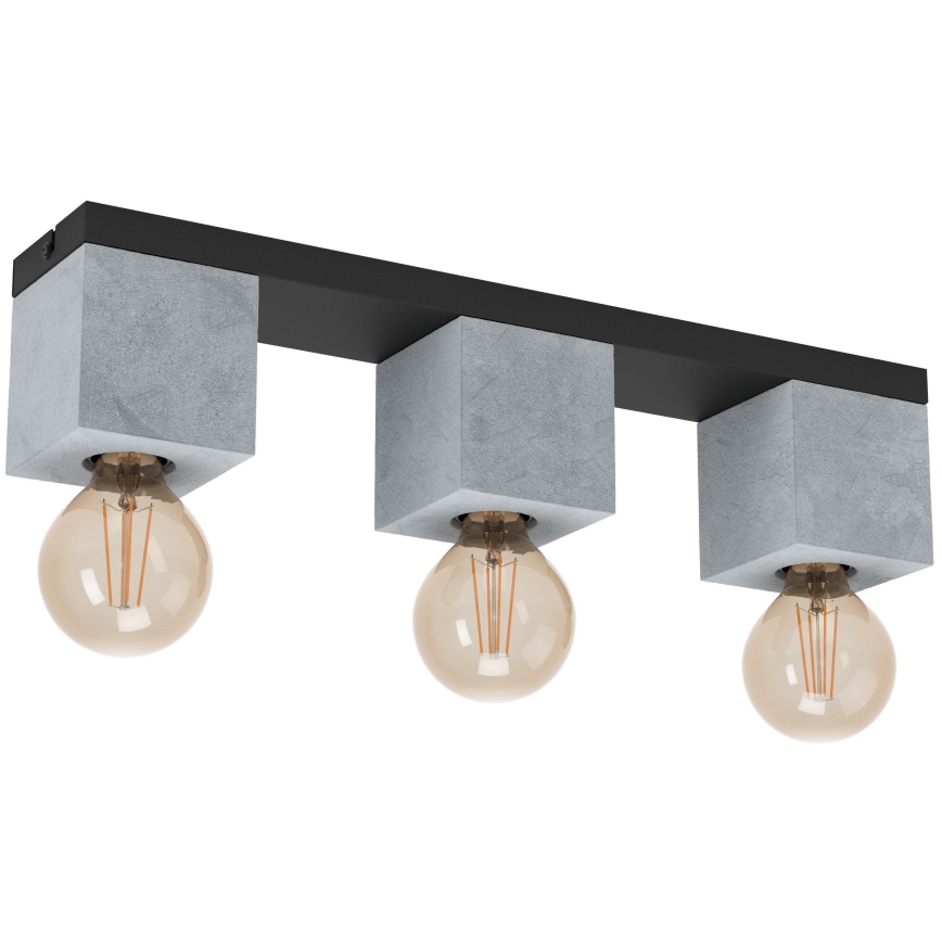 Eglo - Candelabro montado à superfície 3xE27/40W/230V