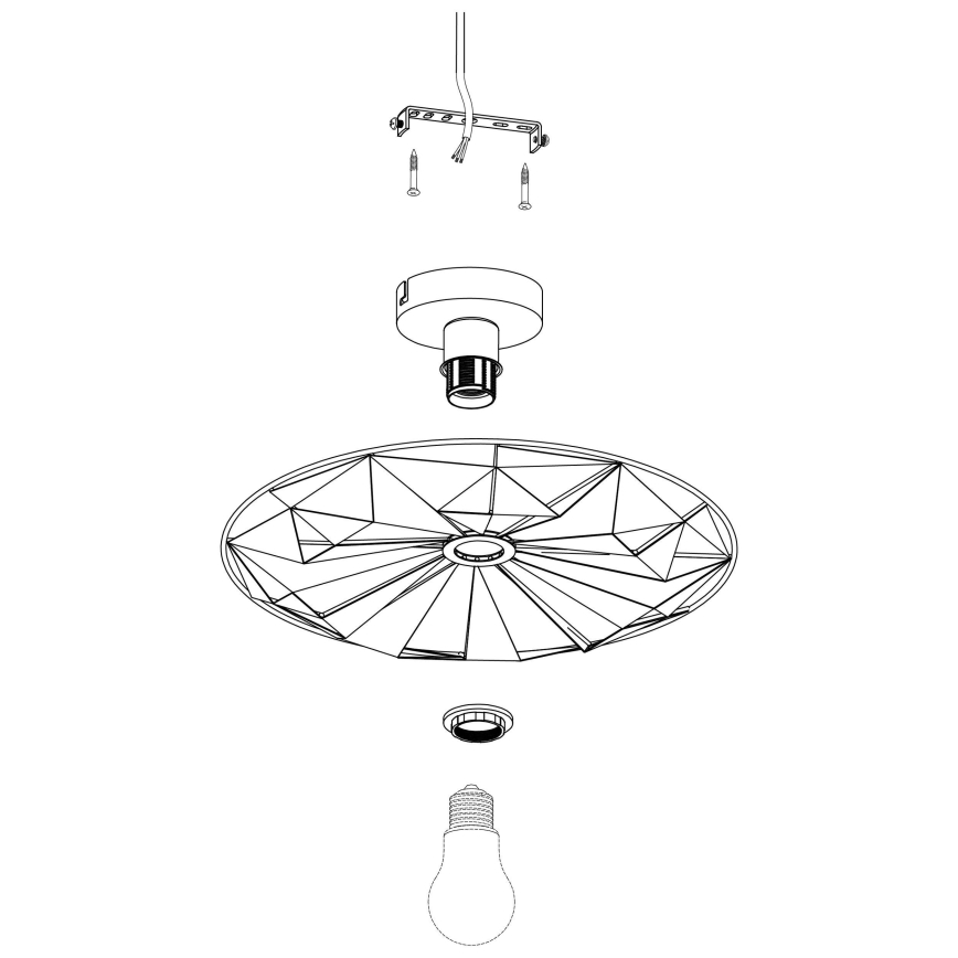 Eglo - Iluminação de parede 1xE27/40W/230V