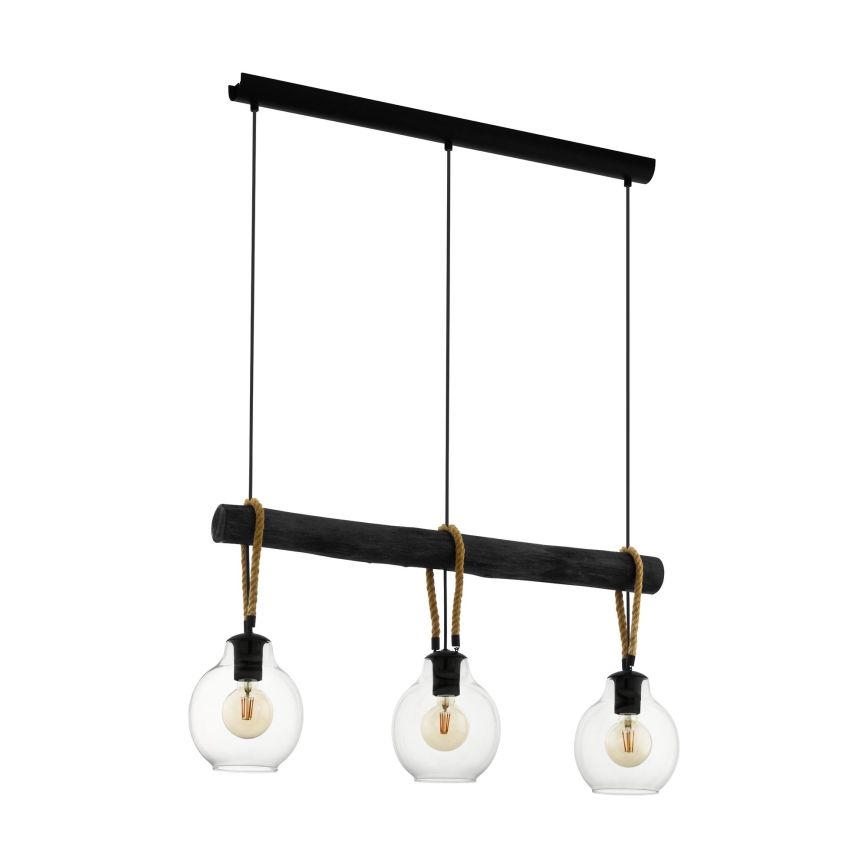 Eglo - Candelabro suspenso 3xE27/40W/230V