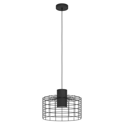 Eglo - Candelabro suspenso 1xE27/40W/230V d. 38 cm preto