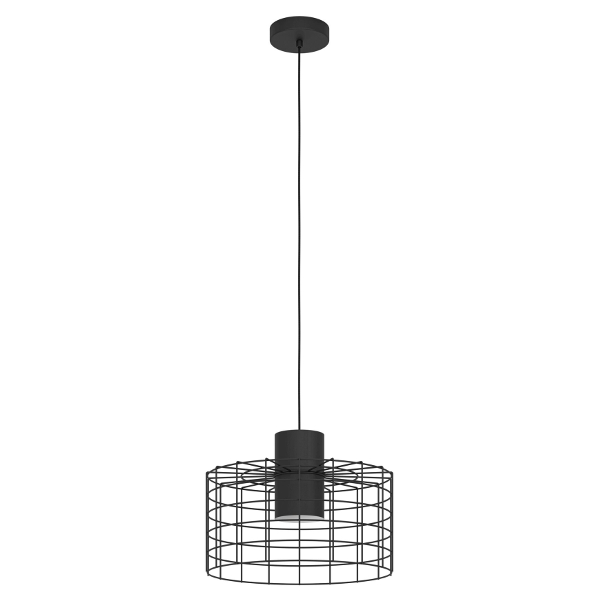 Eglo - Candelabro suspenso 1xE27/40W/230V d. 38 cm preto