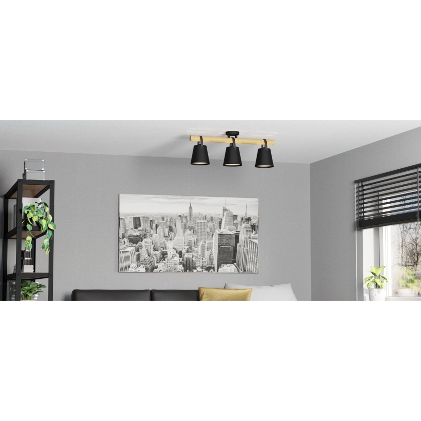Eglo - Candelabro integrado 3xE27/10W/230V