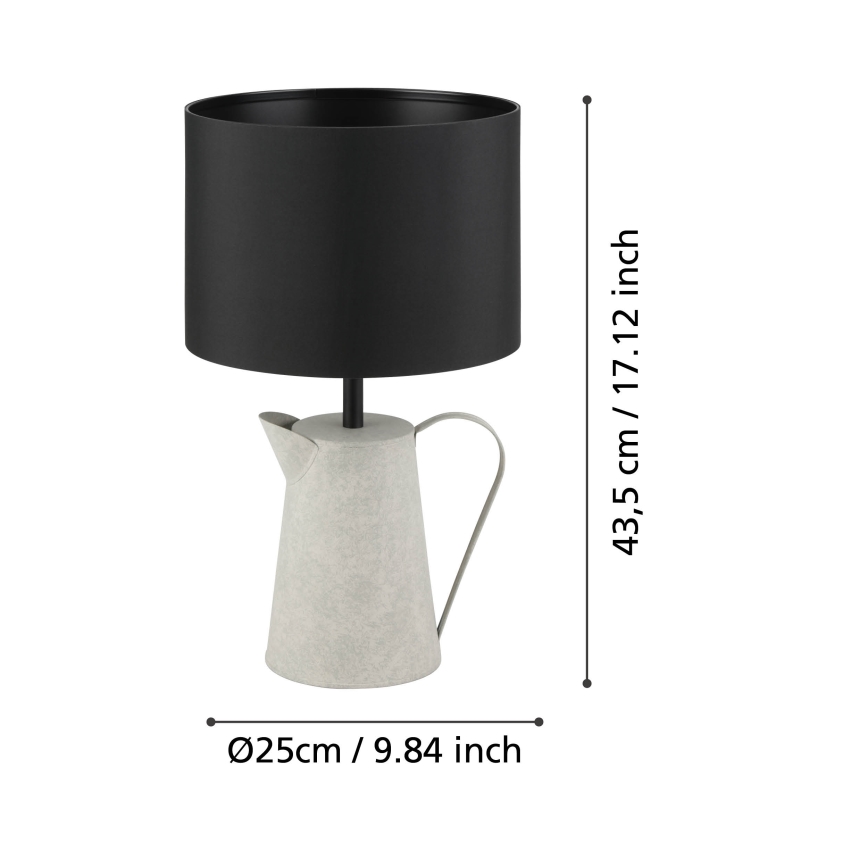 Eglo - Candeeiro de mesa 1xE27/40W/230V