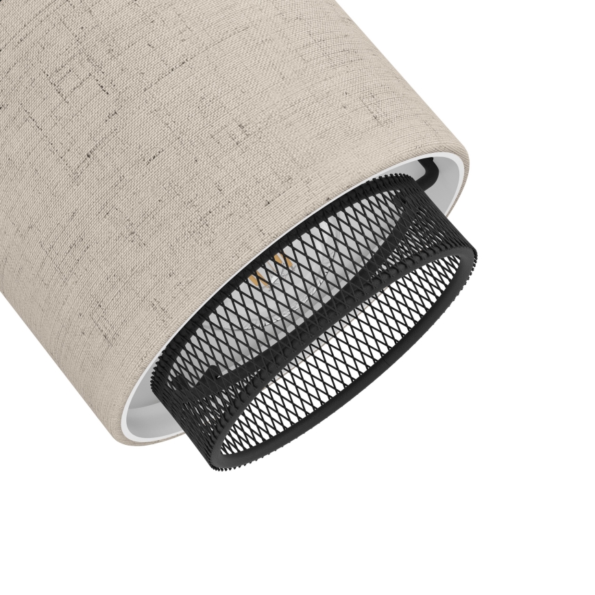 Eglo - Iluminação de parede 3xE14/40W/230V preto/bege
