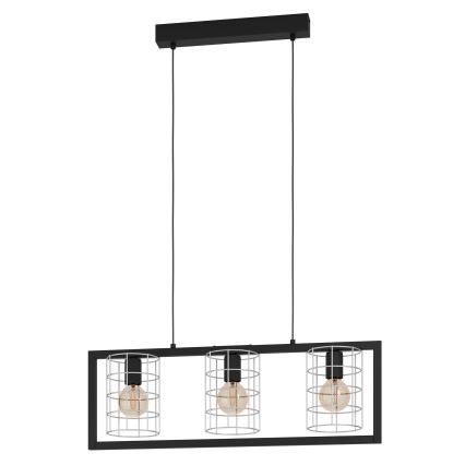 Eglo - Candelabro suspenso 3xE27/40W/230V
