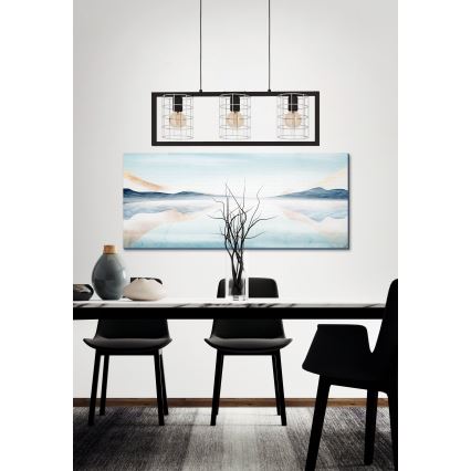 Eglo - Candelabro suspenso 3xE27/40W/230V