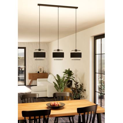 Eglo - Candelabro suspenso  3xE27/40W/230V