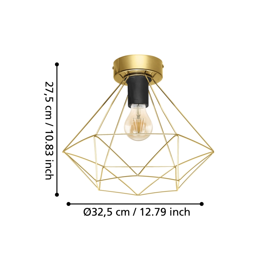Eglo - Iluminação de teto 1xE27/60W/230V