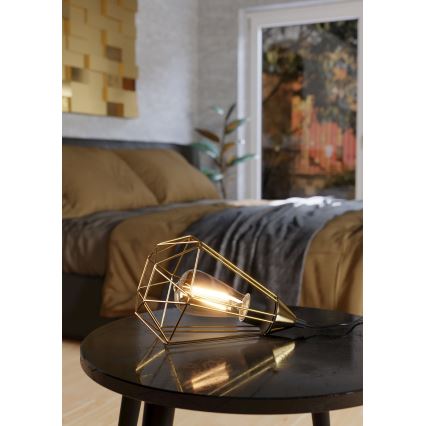 Eglo - Candeeiro de mesa com tomada 1xE27/60W/230V
