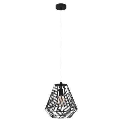 Eglo - Candelabro suspenso 1xE27/40W/230V preto