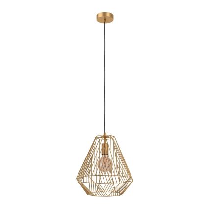 Eglo - Candelabro suspenso 1xE27/40W/230V dourado
