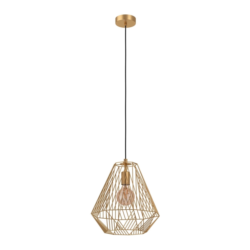 Eglo - Candelabro suspenso 1xE27/40W/230V dourado