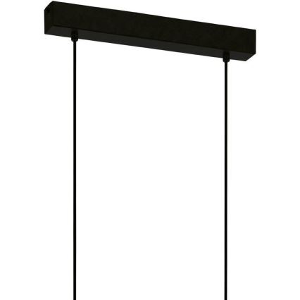 Eglo 43712 - Candeeiro suspenso TOWNSHEND 6xE27/60W/230V preto