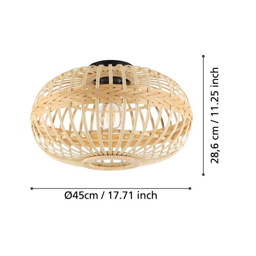 Eglo - Iluminação de teto 1xE27/40W/230V