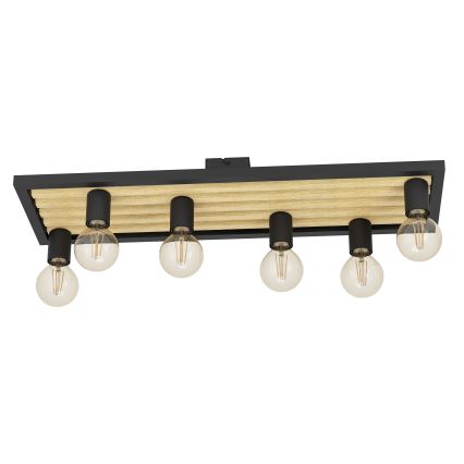 Eglo - Iluminação de teto 6xE27/40W/230V