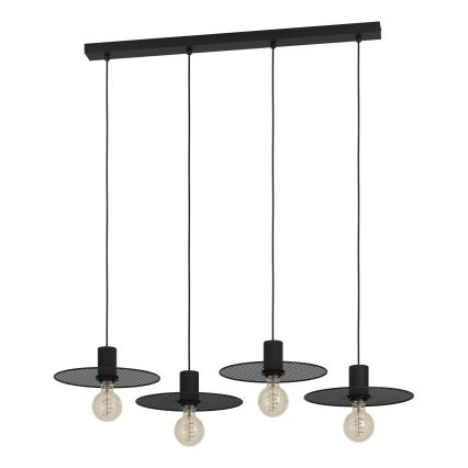 Eglo - Candeeiro suspenso 4xE27/40W/230V
