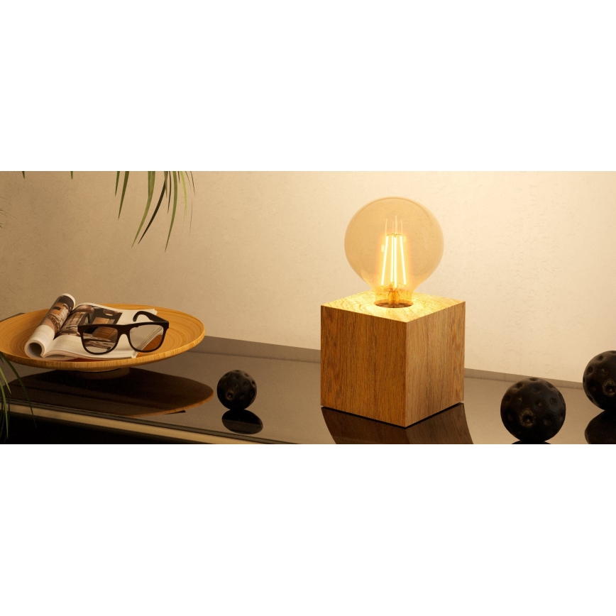 Eglo - Candeeiro de mesa 1xE27/40W/230V bege