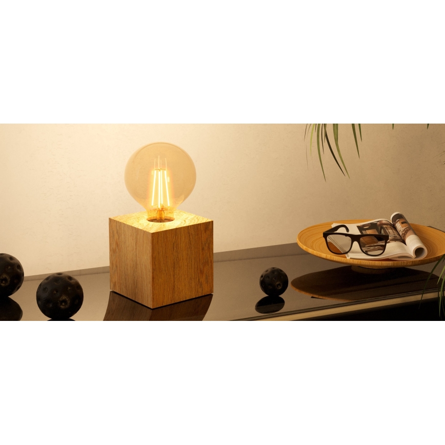 Eglo - Candeeiro de mesa 1xE27/40W/230V bege