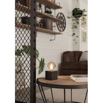 Eglo - Candeeiro de mesa 1xE27/40W/230V antracite