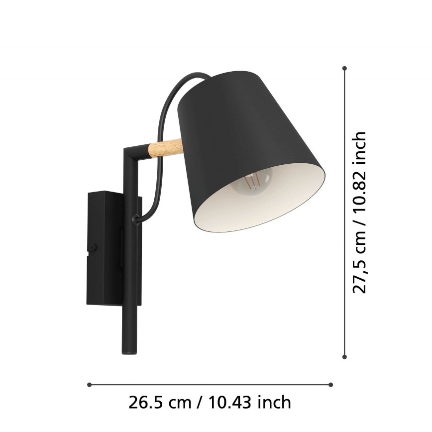 Eglo - Candeeiro de parede 1xE14/40W/230V
