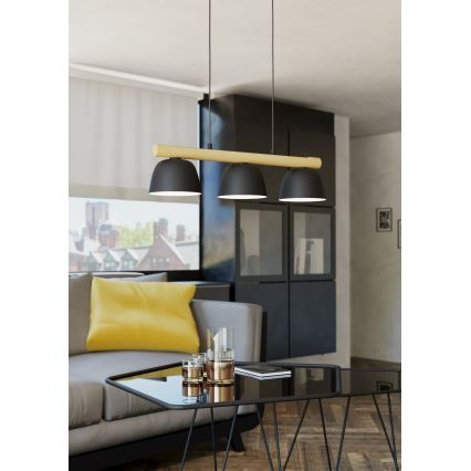 Eglo - Candelabro suspenso 3xE27/40W/230V
