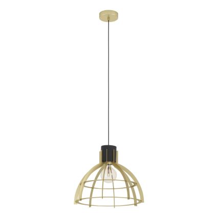 Eglo - Candeeiro suspenso 1xE27/40W/230V dourado