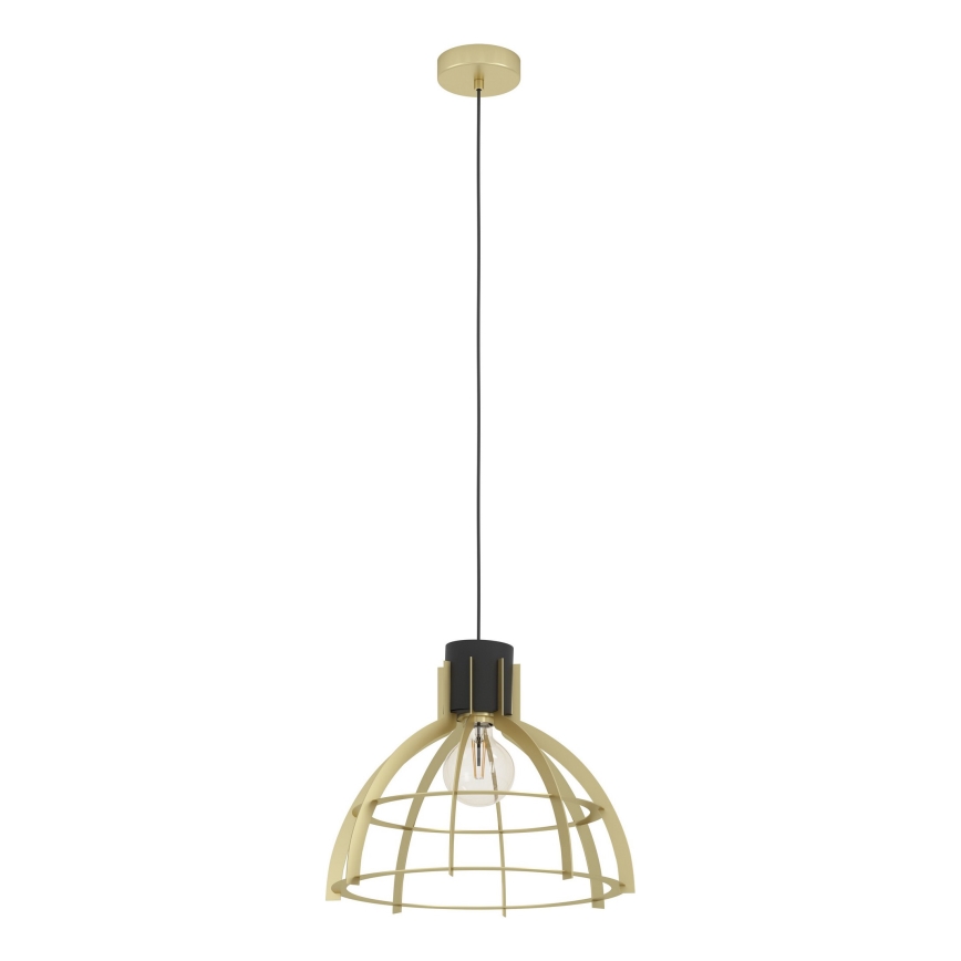 Eglo - Candeeiro suspenso 1xE27/40W/230V dourado