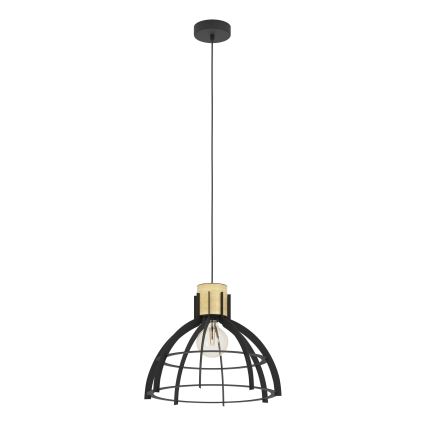Eglo - Candeeiro suspenso 1xE27/40W/230V preto