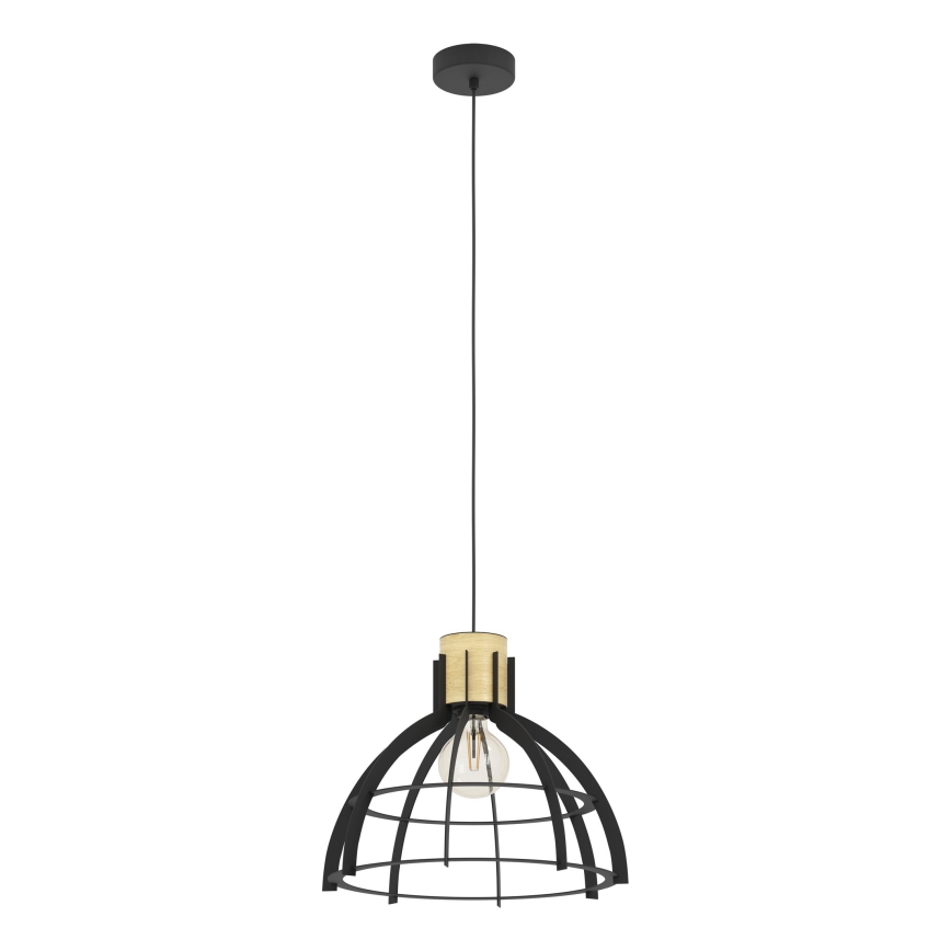 Eglo - Candeeiro suspenso 1xE27/40W/230V preto