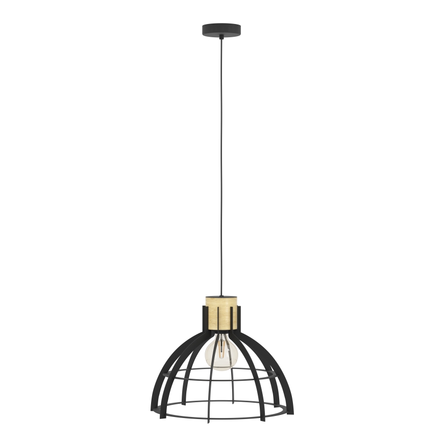 Eglo - Candeeiro suspenso 1xE27/40W/230V preto
