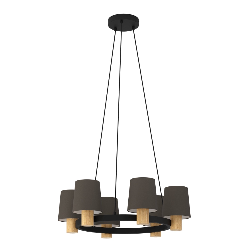 Eglo - Candelabro suspenso 6xE27/40W/230V