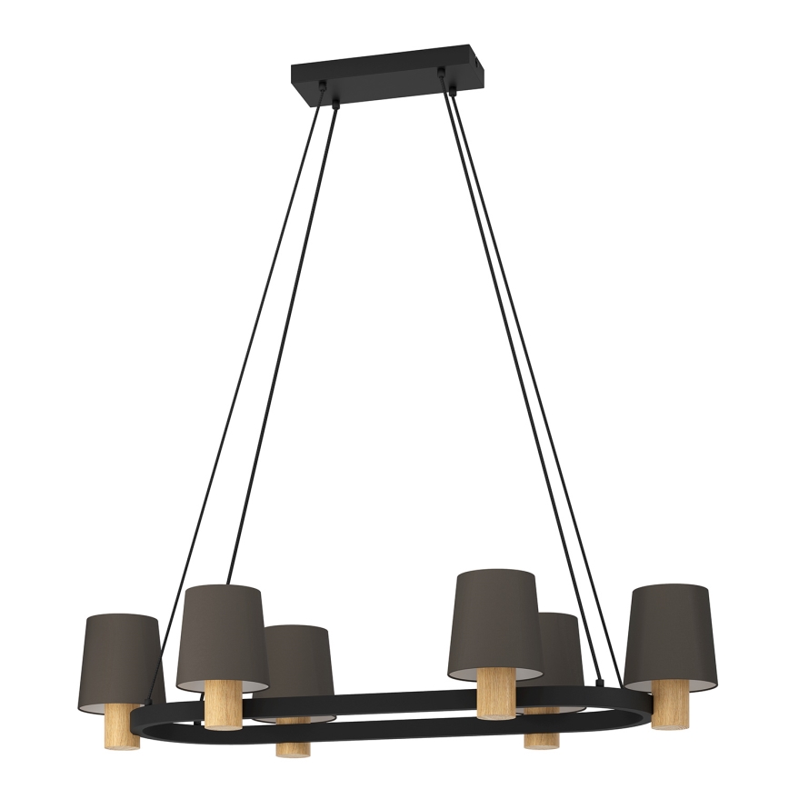 Eglo - Candelabro suspenso 6xE27/40W/230V