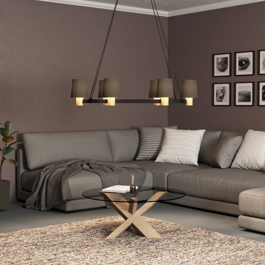 Eglo - Candelabro suspenso 6xE27/40W/230V