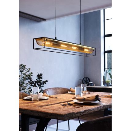 Eglo - Candelabro suspenso 4xE27/40W/230V