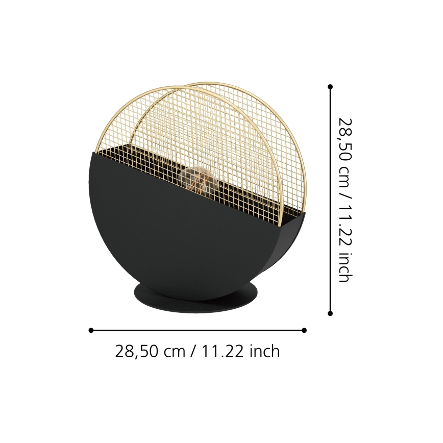 Eglo - Candeeiro de mesa 1xE27/40W/230V